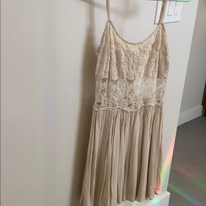 Cream colored dress